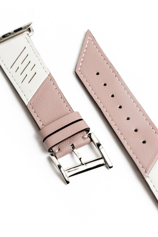 Leather apple watch band